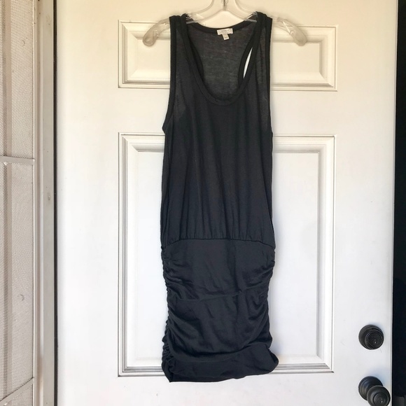 Soft Joie Bond Ruched Tank Dress Gray - Picture 3 of 8